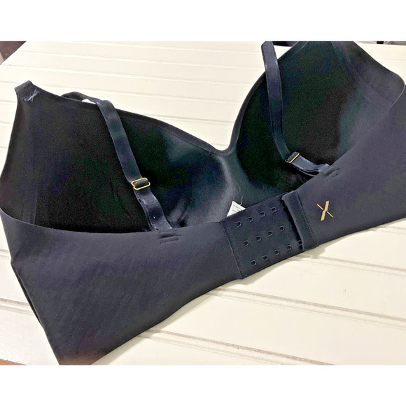 Knix Wing Bra Size 8 Black No Wire Adjustable D Cup DD Cup - Picture 2 of 5